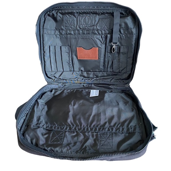 Lands' End Bags Lands End Square Rigger Shoulder Bag Canvas Leather